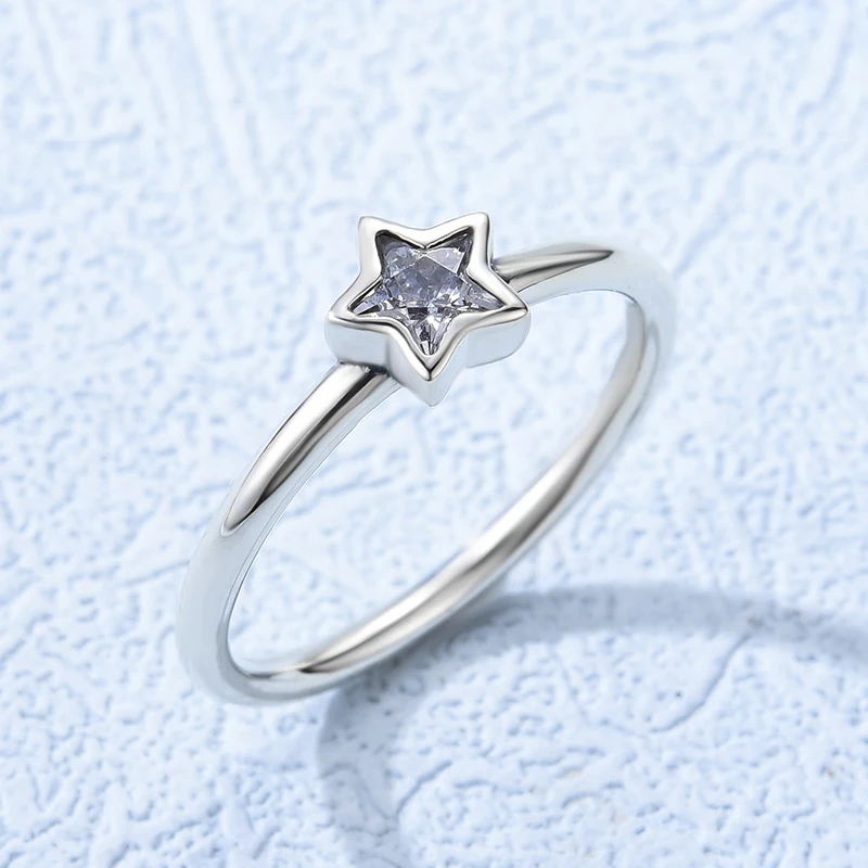 Stylever Clear CZ Cute Pentagram Zircon Star Rings For Women Fashion Circle Round 925 Stelring Silver Rings Trendy Fine Jewelry
Stylever Clear CZ Cute Pentagram Zircon Star Rings For Women Fashion Circle Round 925 Stelring Silver Rings Trendy Fine Jewelry