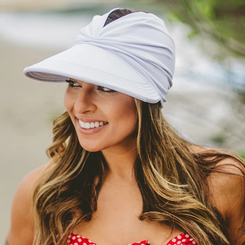Women Sun Visor Hats Female Anti-ultraviolet Flexible Empty Top Hat UV Protection Hot Summer Outdoor Beach Caps
Women Sun Visor Hats Female Anti-ultraviolet Flexible Empty Top Hat UV Protection Hot Summer Outdoor Beach Caps