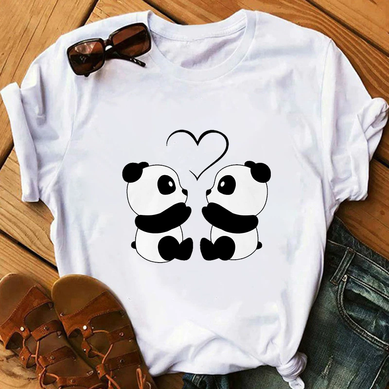 New Cartoon Panda Print O-Neck T Shirt Female Summer Causal O Neck Short Sleeve Graphics Streetwear Women Top
New Cartoon Panda Print O-Neck T Shirt Female Summer Causal O Neck Short Sleeve Graphics Streetwear Women Top