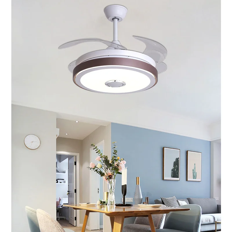 Ceiling Fan Led Pendant Lamp Light Chandelier Invisible home living bedroom dining room frequency conversion bluetooth electric
Ceiling Fan Led Pendant Lamp Light Chandelier Invisible home living bedroom dining room frequency conversion bluetooth electric