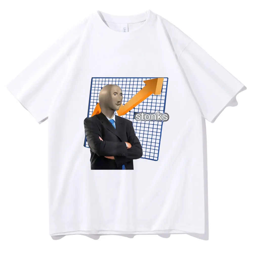 Funny New Stonks Surreal Memes Funny Print Tshirt Cotton Casual Tee Men Women Family Youth T-shirt Unique T Shirts for Unisex
Funny New Stonks Surreal Memes Funny Print Tshirt Cotton Casual Tee Men Women Family Youth T-shirt Unique T Shirts for Unisex