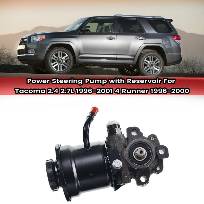 Car Power Steering Pump W/ Reservoir For Toyota 4Runner 1996-2000 Tacoma 2.4 2.7L 1996-2001 44320-35630 44320-60260
Car Power Steering Pump W/ Reservoir For Toyota 4Runner 1996-2000 Tacoma 2.4 2.7L 1996-2001 44320-35630 44320-60260