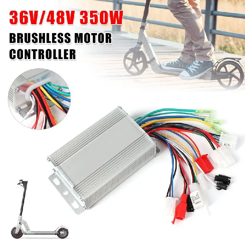 High Quality Electric Bike Accessories Brushless DC Motor Controller 36V/48V 350W For Electric Bicycle E-bike Scooter Aluminium
High Quality Electric Bike Accessories Brushless DC Motor Controller 36V/48V 350W For Electric Bicycle E-bike Scooter Aluminium