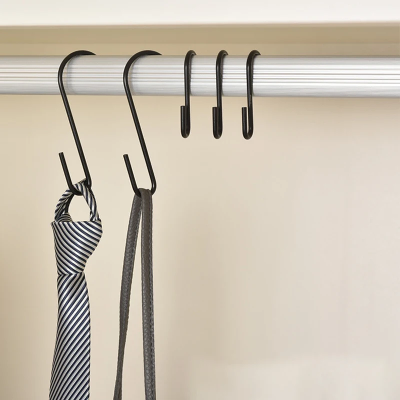 5 Pcs.S Shape Hanging Hooks for Kitchen, Bar, Bathroom, Bedroom, Office, Bag, Plant Hanging Utensil, Black,Silver
5 Pcs.S Shape Hanging Hooks for Kitchen, Bar, Bathroom, Bedroom, Office, Bag, Plant Hanging Utensil, Black,Silver