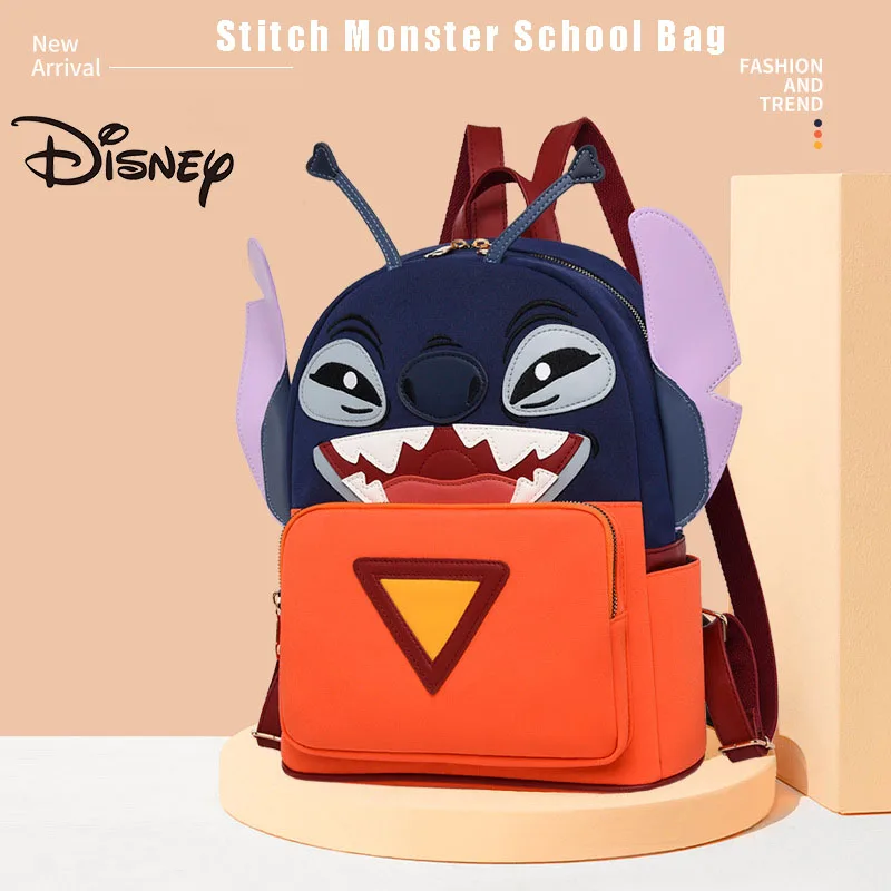 Disney Primary Middle School Bag Stitch Little Monster Backpack Men and Women Cartoon Casual Luggage Bag Kawaii Travel Backpack
Disney Primary Middle School Bag Stitch Little Monster Backpack Men and Women Cartoon Casual Luggage Bag Kawaii Travel Backpack