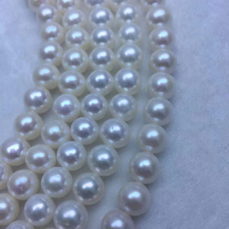 Fashion 925 Silver Women's Necklace Natural 7-8mm Round Pearl Necklace Less Flaw Classic Anniversary Jewelry Gift for Female
Fashion 925 Silver Women's Necklace Natural 7-8mm Round Pearl Necklace Less Flaw Classic Anniversary Jewelry Gift for Female