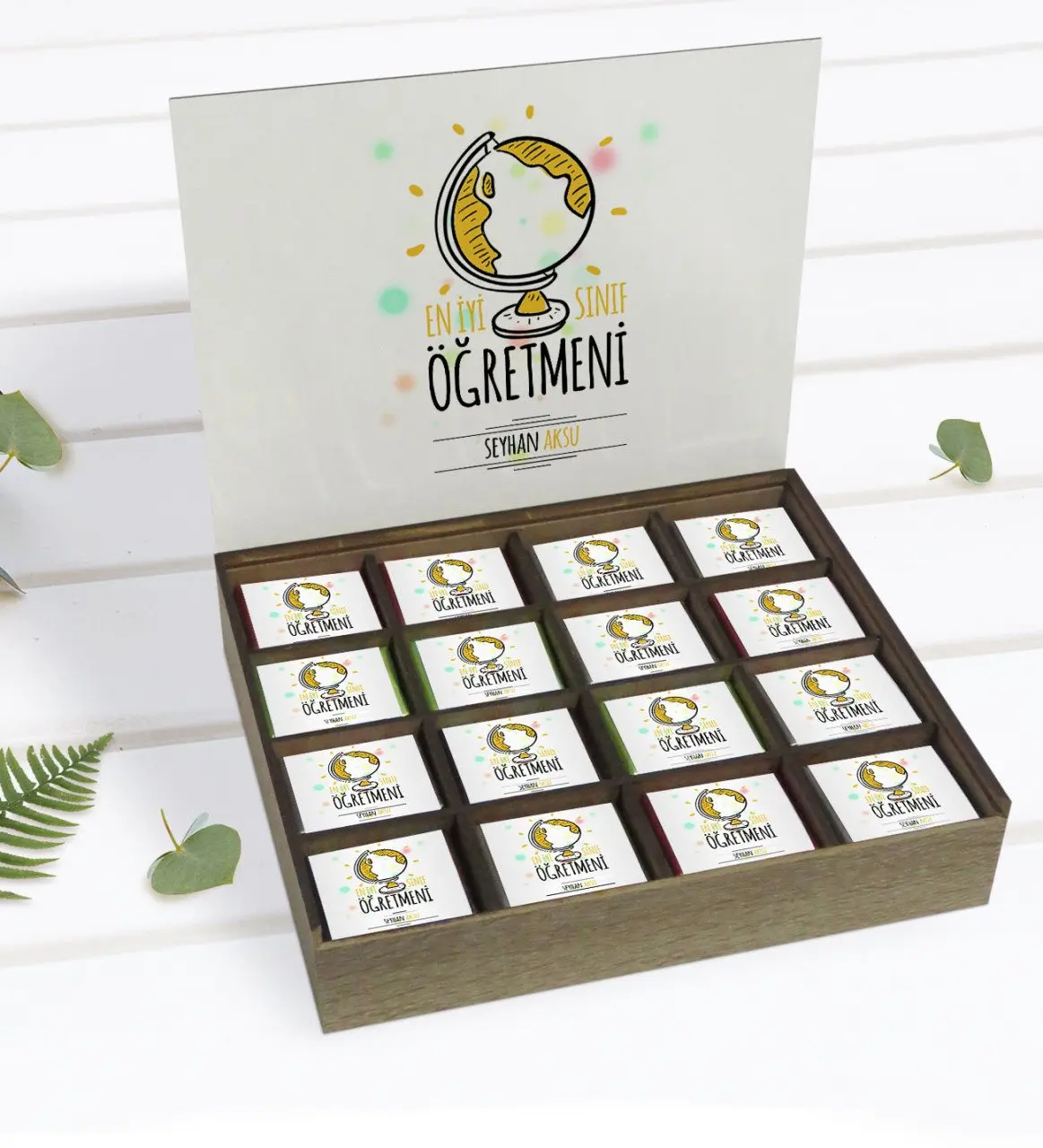 Personalized Best Class Teacher Design In Wooden Box 48'li If You Would Chocolate Gift Set-4
Personalized Best Class Teacher Design In Wooden Box 48'li If You Would Chocolate Gift Set-4