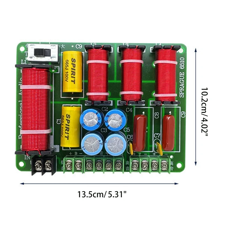 Sprague6510 Frequency Divider 250W KTV Stage Updated Speaker Divider Board Speaker Shocking Sound Quality Divider DXAC
Sprague6510 Frequency Divider 250W KTV Stage Updated Speaker Divider Board Speaker Shocking Sound Quality Divider DXAC
