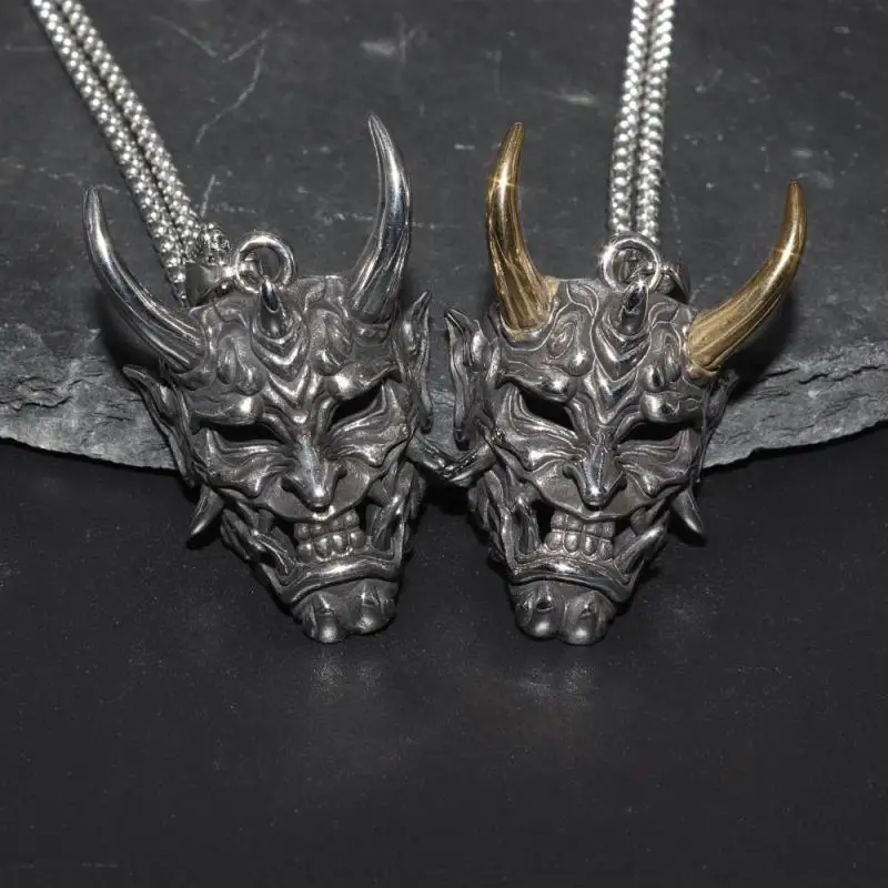 Gothic Devil Mask Pendant Necklace for Men Stainless Steel Chain Necklace Retro Trend Jewelry Wholesale
Gothic Devil Mask Pendant Necklace for Men Stainless Steel Chain Necklace Retro Trend Jewelry Wholesale