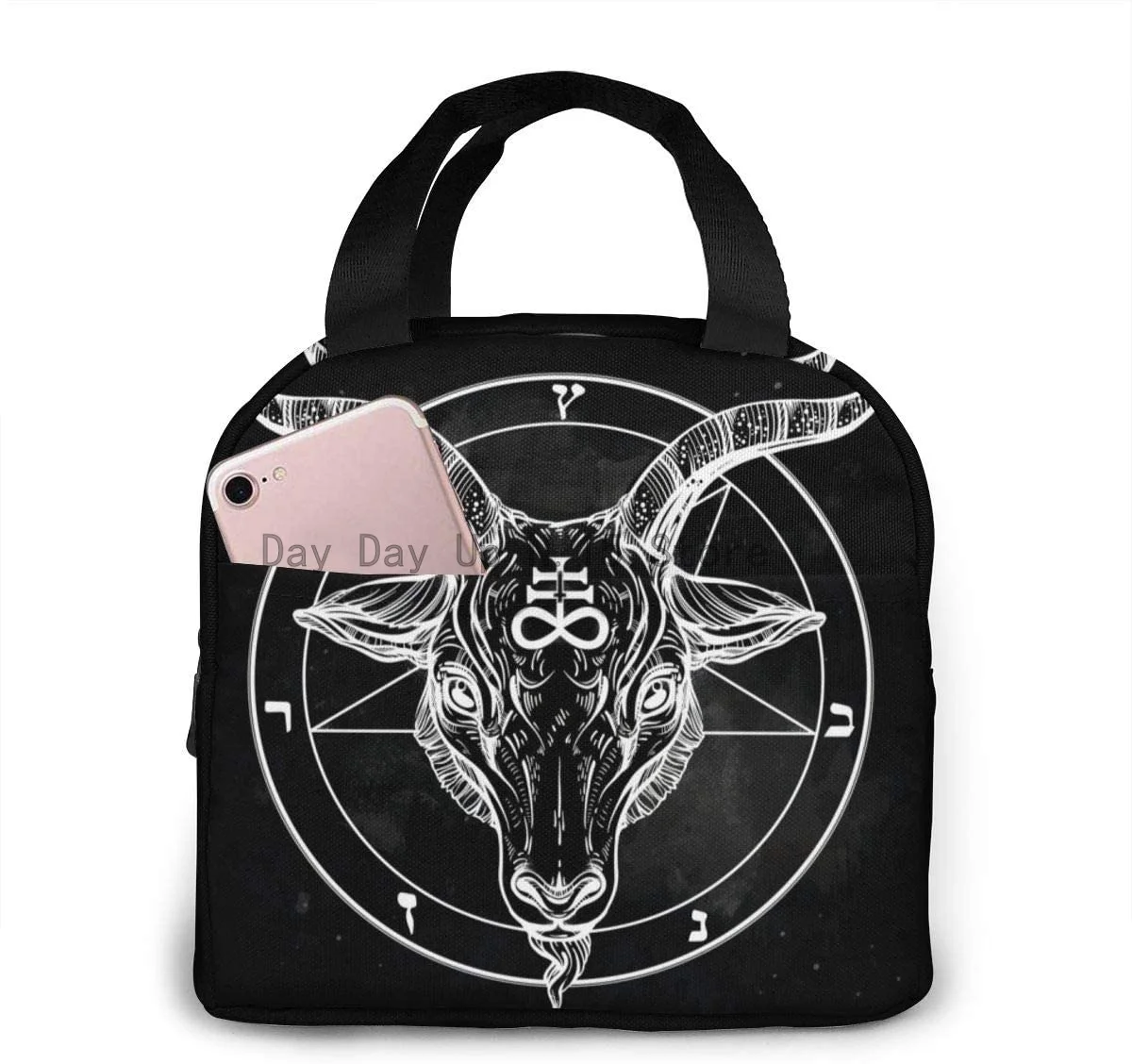 Cover Pentagram with Demon Satanic Goat Head Lunch Box for Reusable Lunch Tote Lunch Box Organizer Cooler
Cover Pentagram with Demon Satanic Goat Head Lunch Box for Reusable Lunch Tote Lunch Box Organizer Cooler