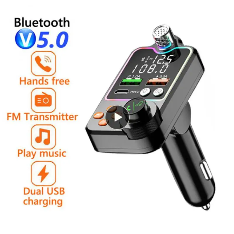 Abs 5.0 Fm Car Transmitter Easy To Use Car Handsfree Audio Receiver Noise Cancellation Function Durable Car Usb Fast Charger Usb
Abs 5.0 Fm Car Transmitter Easy To Use Car Handsfree Audio Receiver Noise Cancellation Function Durable Car Usb Fast Charger Usb
