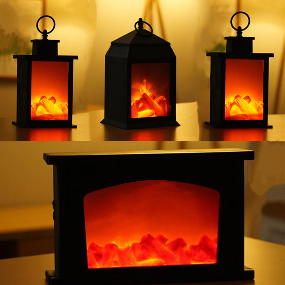 Fireplace Night Light Simulation LED Flame Wind Lanterns Decorative Flameless Lantern Lamp For Celebrations Weddings Parties
Fireplace Night Light Simulation LED Flame Wind Lanterns Decorative Flameless Lantern Lamp For Celebrations Weddings Parties