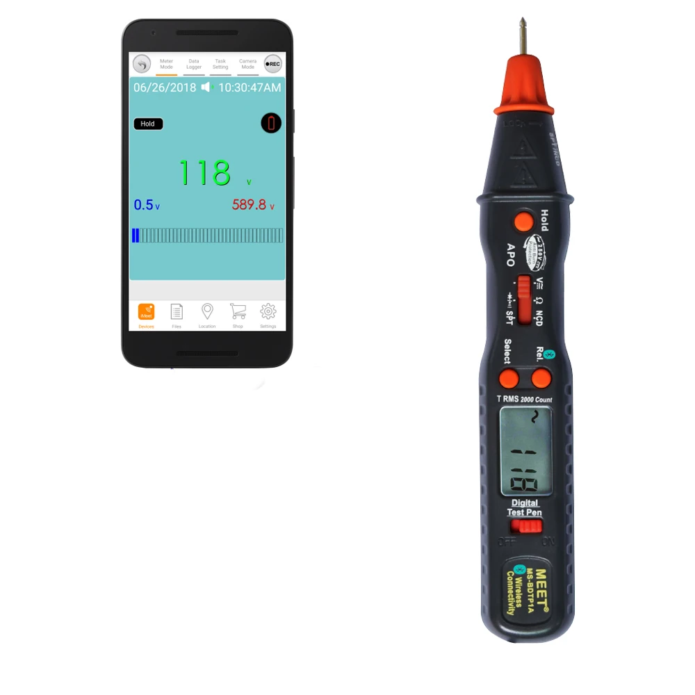 Mini pen size blue tooth multi meter Digital Multimeter fold-able tester Multimeter digiital
Mini pen size blue tooth multi meter Digital Multimeter fold-able tester Multimeter digiital