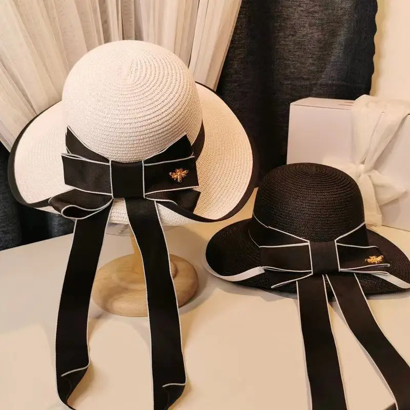 Women Hats Summer Knit Straw Hat Wide Brim UV Protection Casual Beach Sun Hat Classic Bowknot Ribbon Panama Cap
Women Hats Summer Knit Straw Hat Wide Brim UV Protection Casual Beach Sun Hat Classic Bowknot Ribbon Panama Cap
