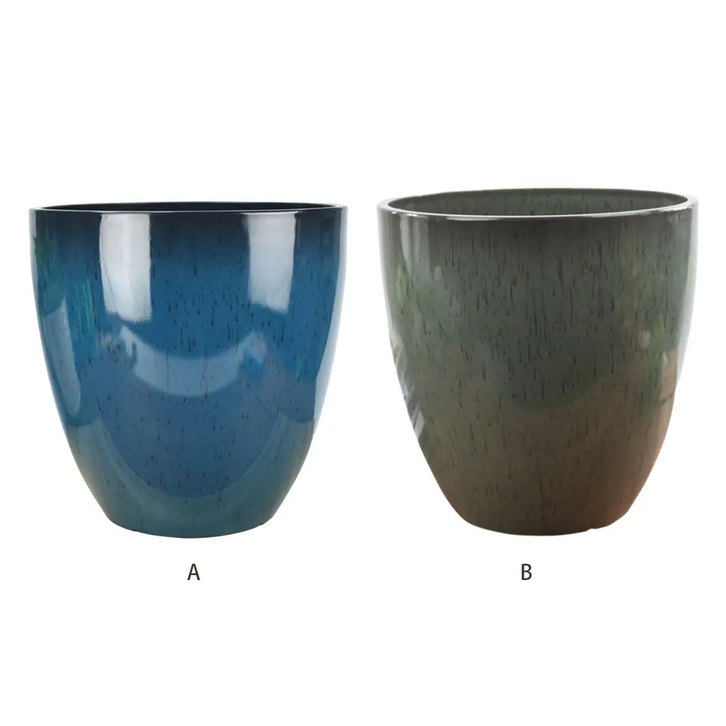 Flower Pot Flowerpot Tabletop Planter Container Garden Planting Tool Decorative Bonsai Round for Ornaments Supply
Flower Pot Flowerpot Tabletop Planter Container Garden Planting Tool Decorative Bonsai Round for Ornaments Supply