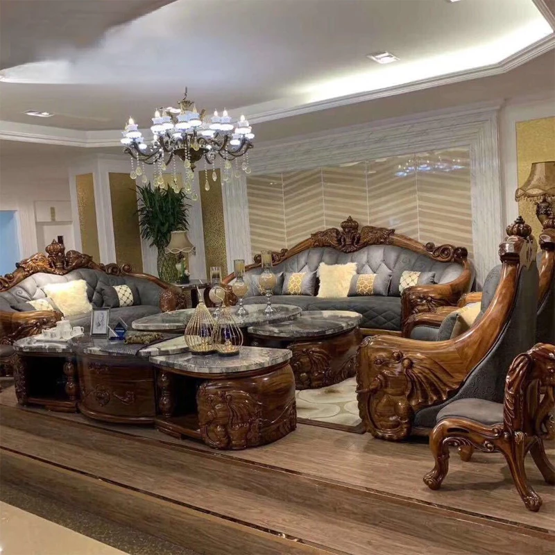 Ebony wood leather sofa, first layer cowhide combination living room, all solid wood large family villa, European furniture
Ebony wood leather sofa, first layer cowhide combination living room, all solid wood large family villa, European furniture