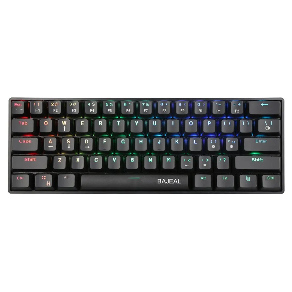 61-Key Green Axis Wired Type-C Keyboard Mini Mechanical Keyboard Home Office Silent Keyboard Portable Keyboard
61-Key Green Axis Wired Type-C Keyboard Mini Mechanical Keyboard Home Office Silent Keyboard Portable Keyboard