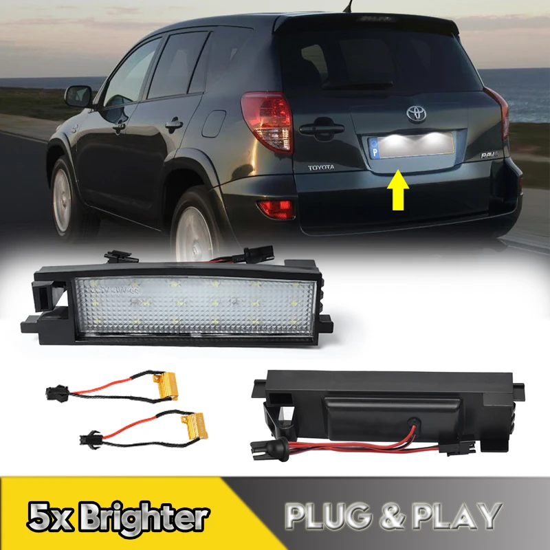 2Pcs Canbus LED Number License Plate Lights Lamps For Toyota Corolla Rav4 Yaris Auris Aygo Avalon Vitz Solara Echo Lexus SC 430
2Pcs Canbus LED Number License Plate Lights Lamps For Toyota Corolla Rav4 Yaris Auris Aygo Avalon Vitz Solara Echo Lexus SC 430
