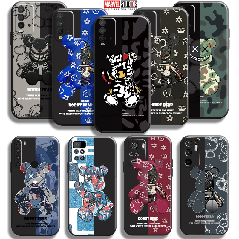 Luxury Fashion Bear Phone Case For Xiaomi Poco X3 PRO NFC X3 GT POCO M3 M3 Pro 5G F3 GT Liquid Silicon Coque Carcasa Soft
Luxury Fashion Bear Phone Case For Xiaomi Poco X3 PRO NFC X3 GT POCO M3 M3 Pro 5G F3 GT Liquid Silicon Coque Carcasa Soft