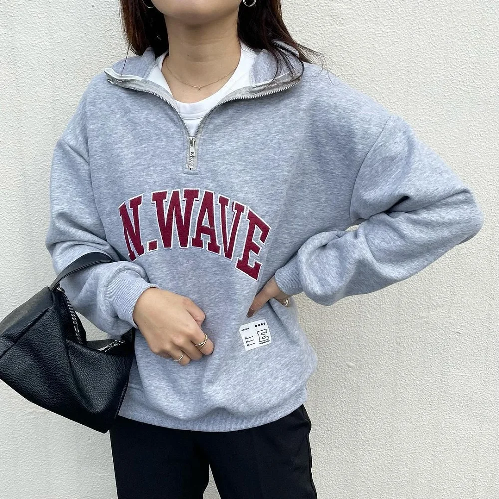 Casual Sweatshirt For Women 2022 Spring New Lapel Letter Zip Long Sleeve Pullover Hoodie Japanese Student Girl's Loose Top Trend
Casual Sweatshirt For Women 2022 Spring New Lapel Letter Zip Long Sleeve Pullover Hoodie Japanese Student Girl's Loose Top Trend