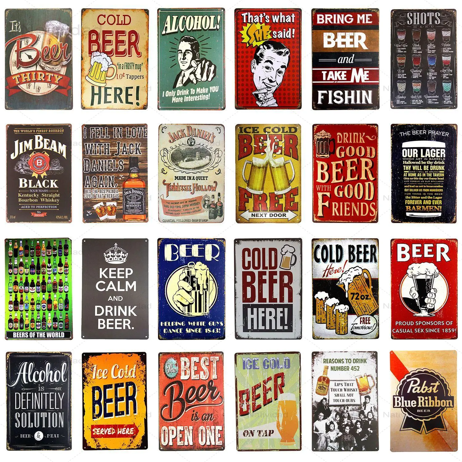 Vintage Beer Metal Sign for Bar Home Wall Decor Signs Retro Metal Poster Tin SignClub Man Metal Signs Retro Metal Poster
Vintage Beer Metal Sign for Bar Home Wall Decor Signs Retro Metal Poster Tin SignClub Man Metal Signs Retro Metal Poster