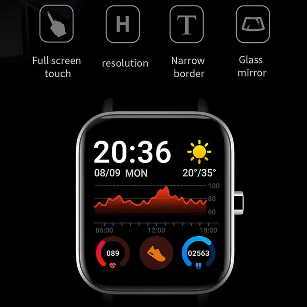 Smart Watch Fashionable High Clarity IP67 Waterproof Women Men BT Calling Sports Smart Wristwatch
Smart Watch Fashionable High Clarity IP67 Waterproof Women Men BT Calling Sports Smart Wristwatch
