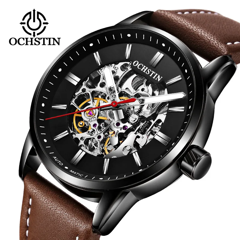 Augustden Hot Selling Automatic Mechanical Men's Watch Hollow Tourbillon Men's Fashion Mechanical Watch
Augustden Hot Selling Automatic Mechanical Men's Watch Hollow Tourbillon Men's Fashion Mechanical Watch