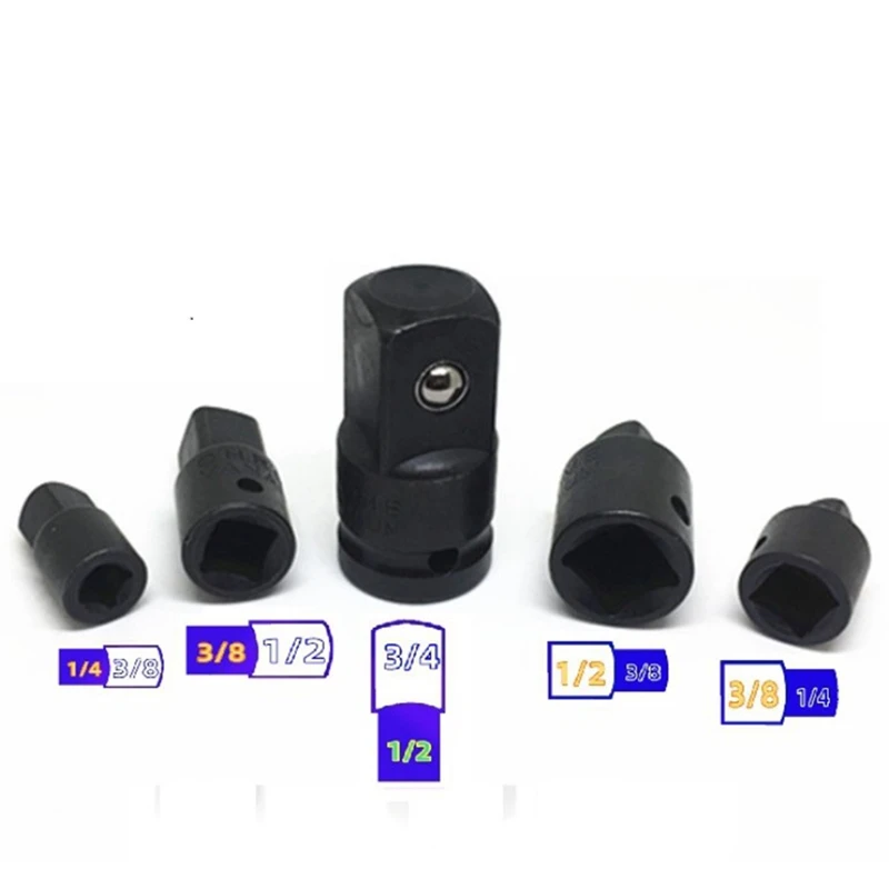 5Pcs 1/4 3/8 1/2 3/4 Impact Wrench Socket Adapter Converter Reducer Air Impact Craftsman Socket Wrench Adapter
5Pcs 1/4 3/8 1/2 3/4 Impact Wrench Socket Adapter Converter Reducer Air Impact Craftsman Socket Wrench Adapter