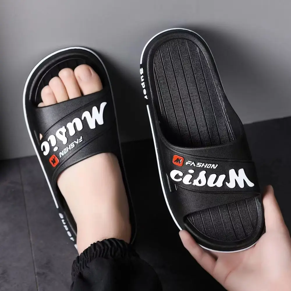 Men's Summer Open Toe One Word Casual Slippers Soft Bottom Non Slip Fashion Home Casual Slippers Anti Odor Bathroom Slippers
Men's Summer Open Toe One Word Casual Slippers Soft Bottom Non Slip Fashion Home Casual Slippers Anti Odor Bathroom Slippers