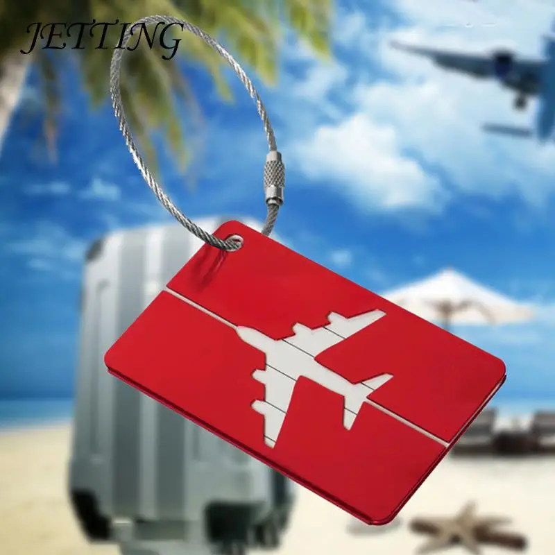 1PC Portable Aluminum Alloy Luggage Tag Suitcase ID Name Address Holder Airplane Baggage Boarding Label Card Travel Accessories
1PC Portable Aluminum Alloy Luggage Tag Suitcase ID Name Address Holder Airplane Baggage Boarding Label Card Travel Accessories
