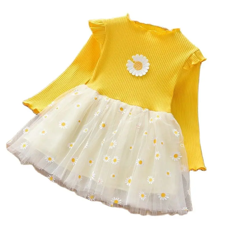 Новинка 2022 года, весенне-осенняя одежда для маленьких девочек Повседневное платье с изображением маленькой маргаритки живое и красивое Сет...
Новинка 2022 года, весенне-осенняя одежда для маленьких девочек Повседневное платье с изображением маленькой маргаритки живое и красивое Сет...