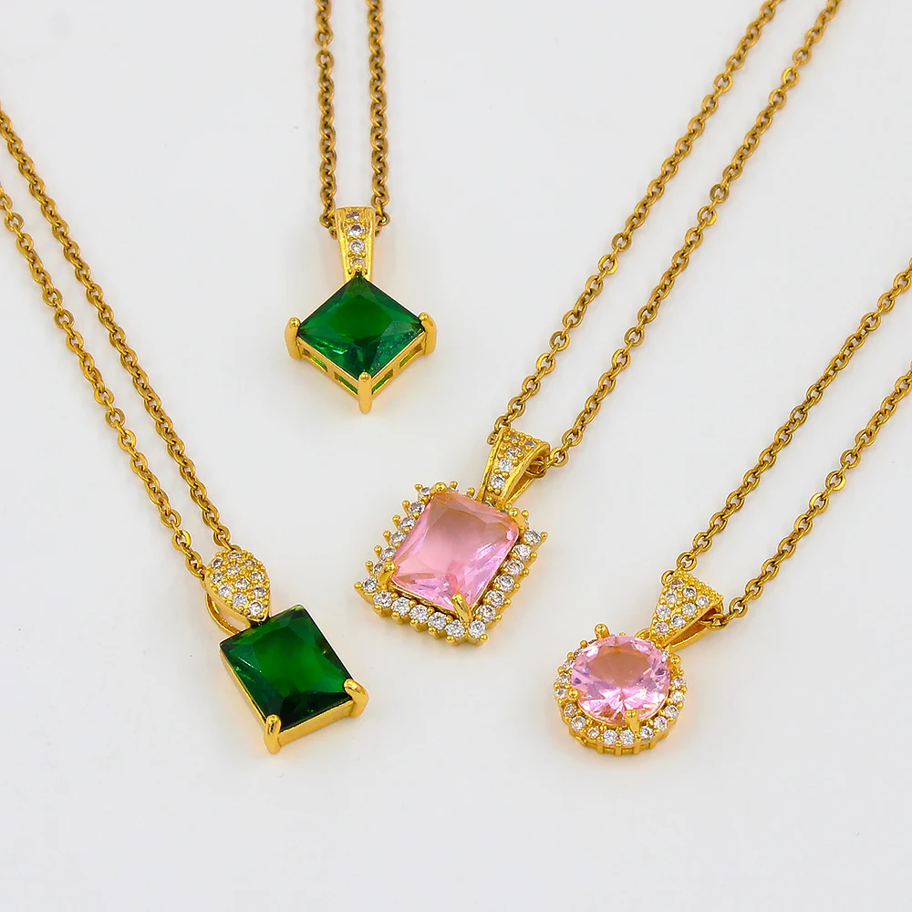 Classic Copper Pendant Necklace O Chain Zircon Simple Ladies Charm Birthday Fashion Luxury Jewelry
Classic Copper Pendant Necklace O Chain Zircon Simple Ladies Charm Birthday Fashion Luxury Jewelry