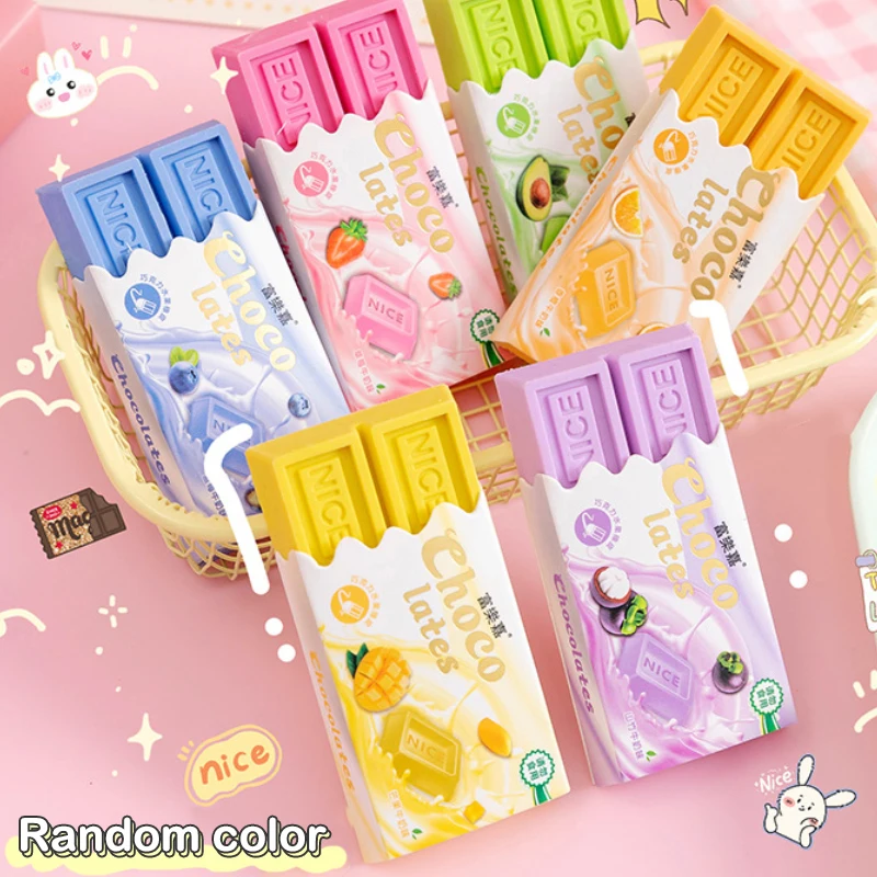 Random Cartoon Cute Kawaii Rubber Fun Creative Chocolate Eraser For Kids Student Novelty Stationery Office School Supplies
Random Cartoon Cute Kawaii Rubber Fun Creative Chocolate Eraser For Kids Student Novelty Stationery Office School Supplies