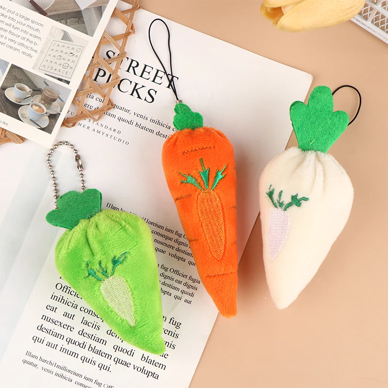 Cute Carrot Plush Keychain Kawaii Cartoon Vegetable Radish Doll Keychain Stuffed Doll Pendant
Cute Carrot Plush Keychain Kawaii Cartoon Vegetable Radish Doll Keychain Stuffed Doll Pendant