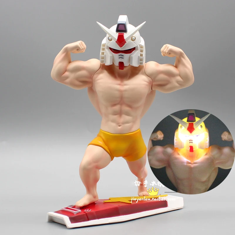 BANDAI Gundam Anime Figure ZASF Muscle Man Zaku Protein Powder Muscle Man Fitness Expert Zaku Luminous Action Figure Model Toys
BANDAI Gundam Anime Figure ZASF Muscle Man Zaku Protein Powder Muscle Man Fitness Expert Zaku Luminous Action Figure Model Toys