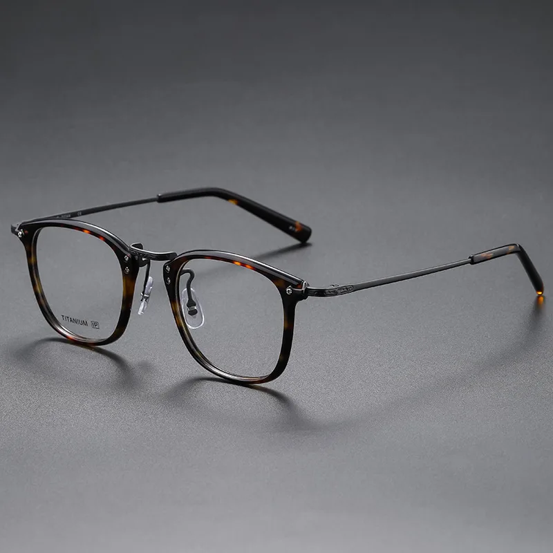 Japanese Handmade Brand Titanium Glasses Frames Retro Acetate Rectangle Eyeglass Frame Men Women Top Quality Super Light Eyewear
Japanese Handmade Brand Titanium Glasses Frames Retro Acetate Rectangle Eyeglass Frame Men Women Top Quality Super Light Eyewear