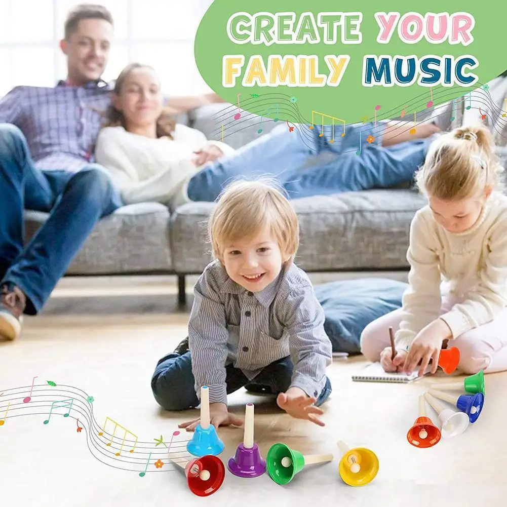 8-note Colorful Kid Children Musical Toy 8pcs Handbell Musical Gift Hand Christmas Instrument Educational Toy Percussion Be Q4h8
8-note Colorful Kid Children Musical Toy 8pcs Handbell Musical Gift Hand Christmas Instrument Educational Toy Percussion Be Q4h8