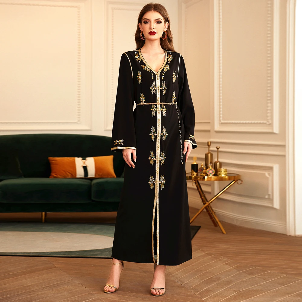 2022 Robe Muslim Dress Abaya Women Muslim Dress Dubai Gamis Casual Kaftan Long Sleeve Maxi Dress For Muslim Women
2022 Robe Muslim Dress Abaya Women Muslim Dress Dubai Gamis Casual Kaftan Long Sleeve Maxi Dress For Muslim Women