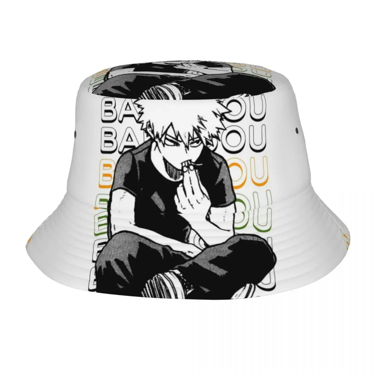 Bakugou Bucket Hat for Women Men My Hero Academia Travel Sun Hat Streetwear Polyester Vacation Fishing Hat Headwear
Bakugou Bucket Hat for Women Men My Hero Academia Travel Sun Hat Streetwear Polyester Vacation Fishing Hat Headwear