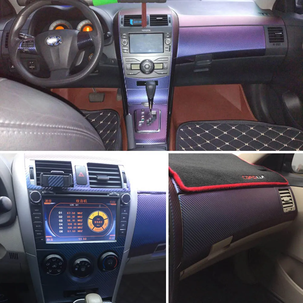 Car-Styling 3D/5D Carbon Fiber Car Interior Center Console Color Change Molding Sticker Decals For Toyota Corolla 2007-2013
Car-Styling 3D/5D Carbon Fiber Car Interior Center Console Color Change Molding Sticker Decals For Toyota Corolla 2007-2013