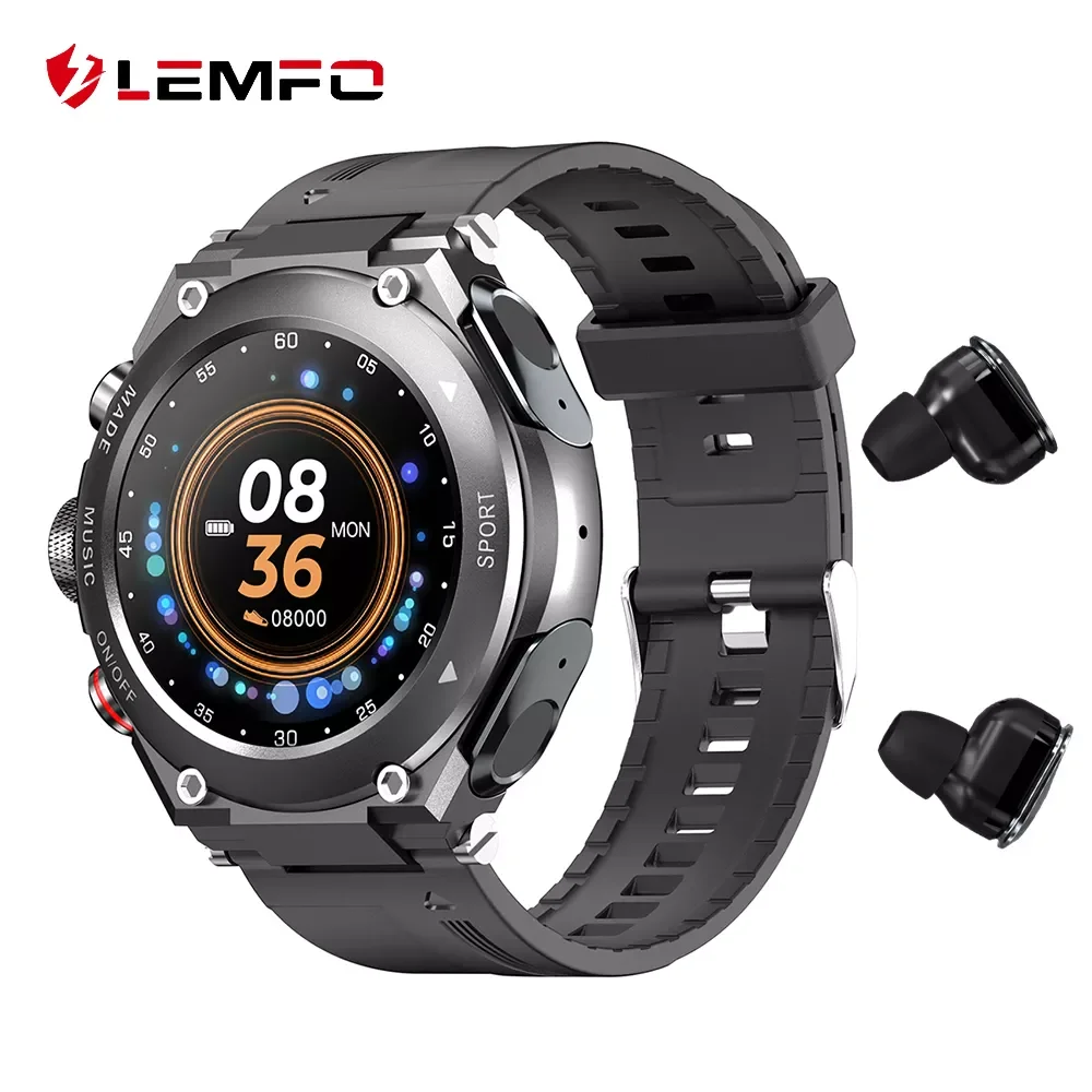 LEMFO T92 Smart Watch Men TWS Bluetooth 5.0 Earphone Call Music Body Temperature DIY Watch Face Sport Smartwatch Waterproof
LEMFO T92 Smart Watch Men TWS Bluetooth 5.0 Earphone Call Music Body Temperature DIY Watch Face Sport Smartwatch Waterproof