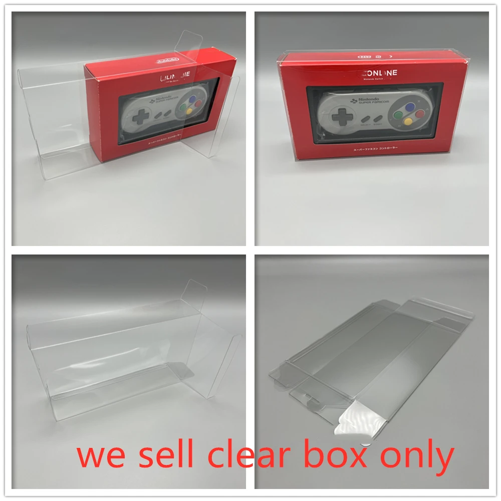 PET Box Protector For ONLINE Super Famicom Transparent Collect Boxes For Nintendo SFC Handle Shell Clear Display Case
PET Box Protector For ONLINE Super Famicom Transparent Collect Boxes For Nintendo SFC Handle Shell Clear Display Case