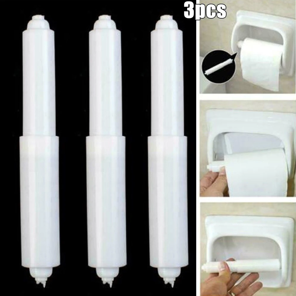 3pcs Replacement Toilet Roll Paper Shaft Flexible Plastic Paper Holder Roller Spindle Insert Spring For Bathroom Accessories
3pcs Replacement Toilet Roll Paper Shaft Flexible Plastic Paper Holder Roller Spindle Insert Spring For Bathroom Accessories