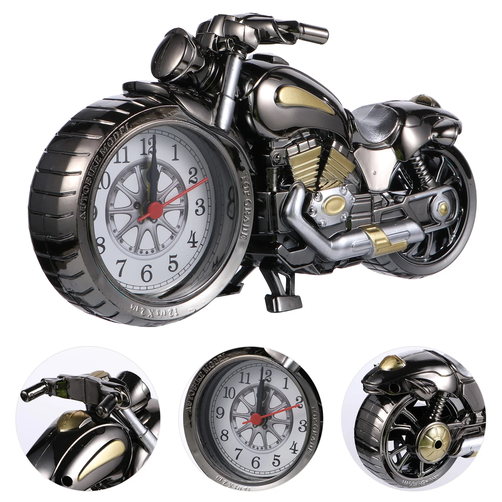 Clock Alarm Motorcycle Vintage Desk Table Decoration Model Retro Desktop Bedside Motorbike Decorative Clocks Figurine Ornaments
Clock Alarm Motorcycle Vintage Desk Table Decoration Model Retro Desktop Bedside Motorbike Decorative Clocks Figurine Ornaments