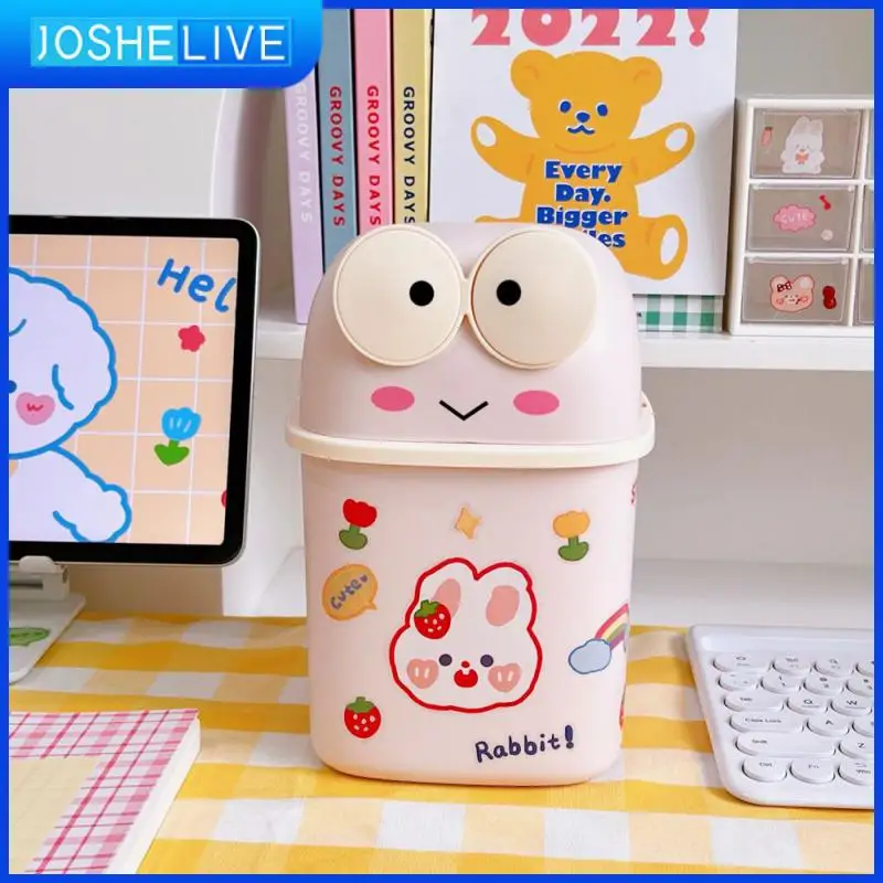 Flip Bin Free Up Space Thickened Material Desktop Trash Basket With Strong Load-bearing Capacity Frog Shaped Mini Trash Can
Flip Bin Free Up Space Thickened Material Desktop Trash Basket With Strong Load-bearing Capacity Frog Shaped Mini Trash Can