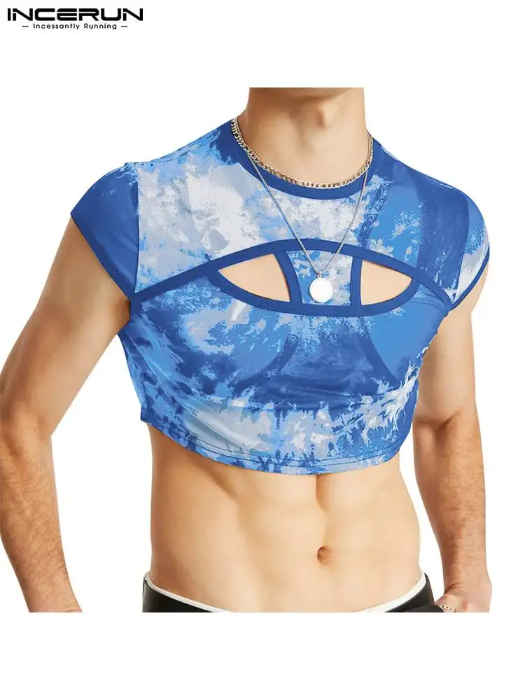 Футболка INCERUN Мужская сетчатая, с круглым вырезом и коротким рукавом
Футболка INCERUN Мужская сетчатая, с круглым вырезом и коротким рукавом