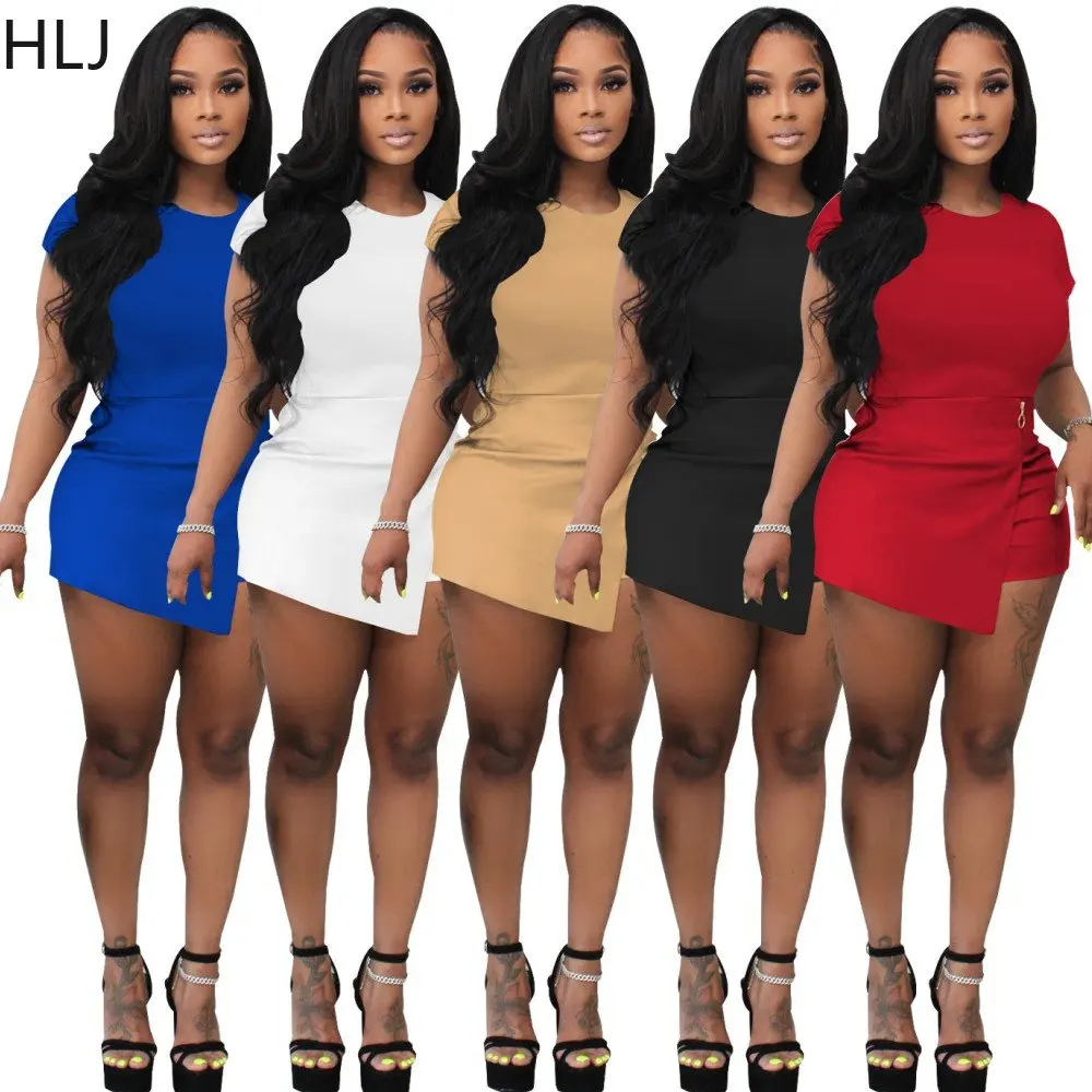 HLJ Casual Solid Color Slim Short Sleeve Round Neck Woman's Tops And Home Streetwear Short Pants Clothing Two Piece Summer 2023
HLJ Casual Solid Color Slim Short Sleeve Round Neck Woman's Tops And Home Streetwear Short Pants Clothing Two Piece Summer 2023