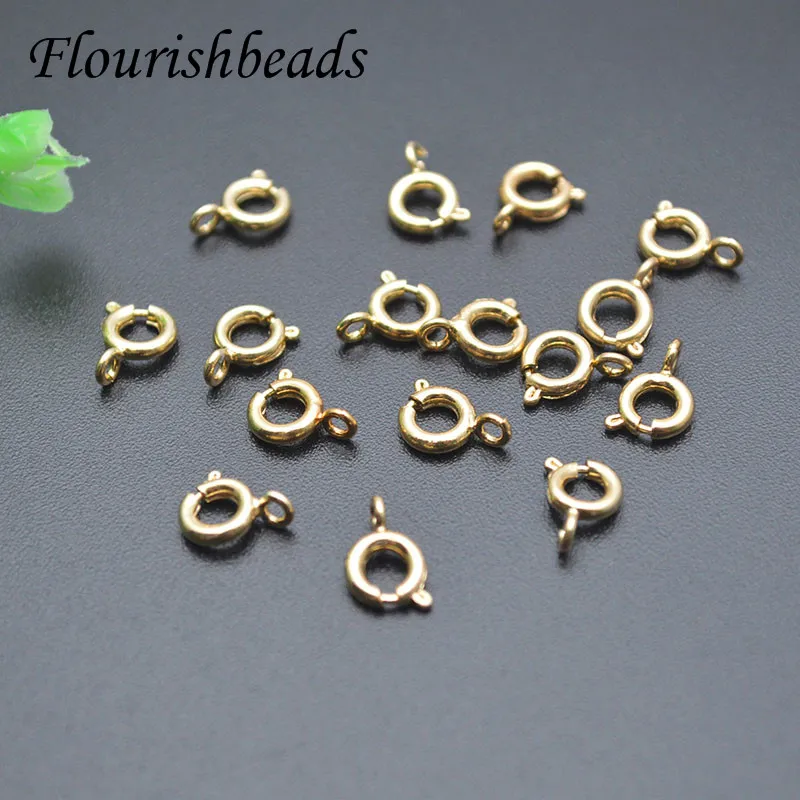 Wholesale 100pcs High Quality Brass Gold Plated Spring Clasp Hooks DIY Necklace Bracelet Accessories Jewelry Findings Supplies
Wholesale 100pcs High Quality Brass Gold Plated Spring Clasp Hooks DIY Necklace Bracelet Accessories Jewelry Findings Supplies