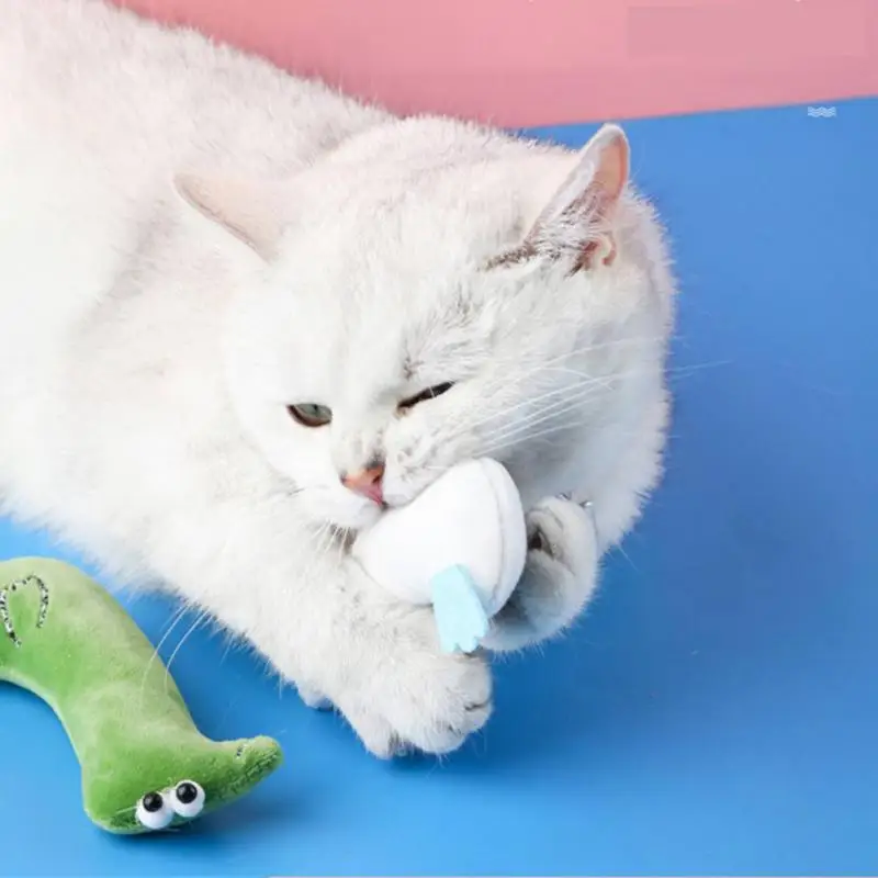 1PC Kitten Teeth Grinding Built-in Catnip Sound Paper Toy Cat Interactive Toy Plush Chewing Toy for Cat Accessory Pet Products
1PC Kitten Teeth Grinding Built-in Catnip Sound Paper Toy Cat Interactive Toy Plush Chewing Toy for Cat Accessory Pet Products