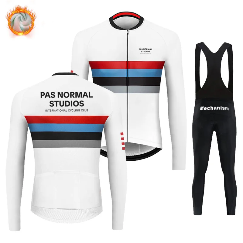 PAS NORMAL STUDIOS PNS White Winter Men's Long Sleeve Thermal Fleece Jersey Ropa Ciclism Comfortable Cycling clothing set
PAS NORMAL STUDIOS PNS White Winter Men's Long Sleeve Thermal Fleece Jersey Ropa Ciclism Comfortable Cycling clothing set